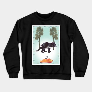 Tasmanian Devil in green Crewneck Sweatshirt